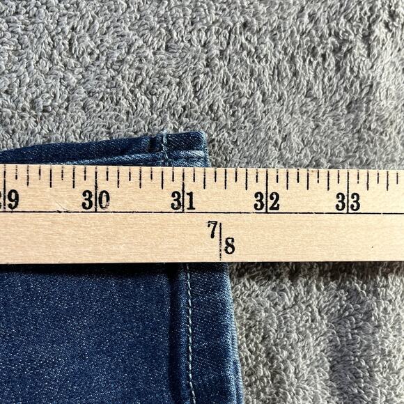 Anthropologie Pilcro Serif Jeans Womens 29 Blue Denim Dark Wash Skinny Ankle - Picture 8 of 10